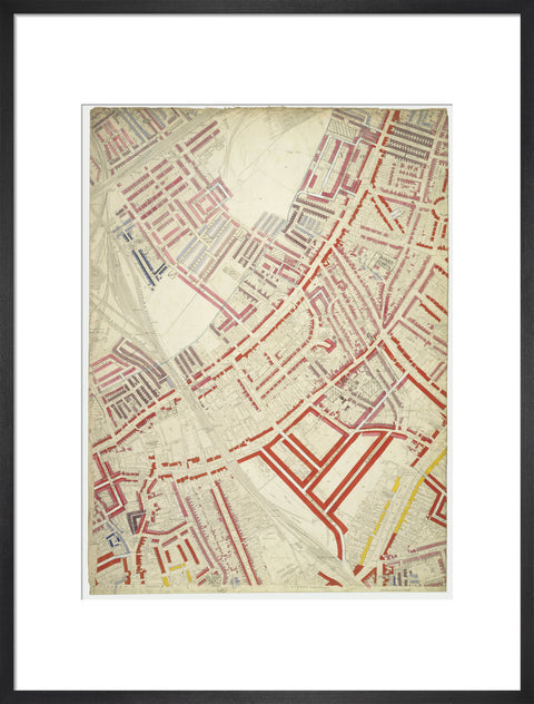 Descriptive map of London Poverty Section 54 1889