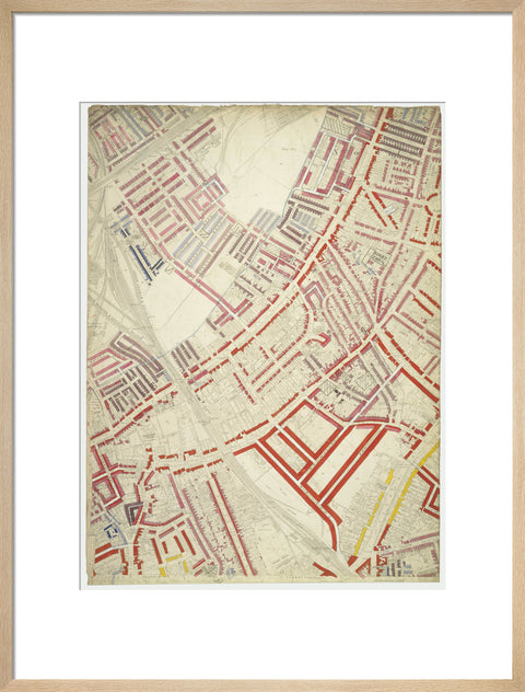 Descriptive map of London Poverty Section 54 1889