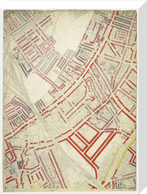 Descriptive map of London Poverty Section 54 1889