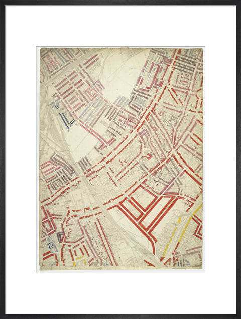 Descriptive map of London Poverty Section 54 1889