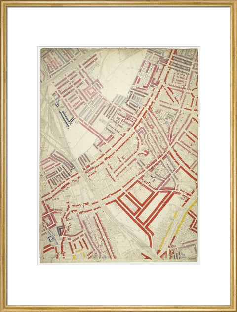 Descriptive map of London Poverty Section 54 1889