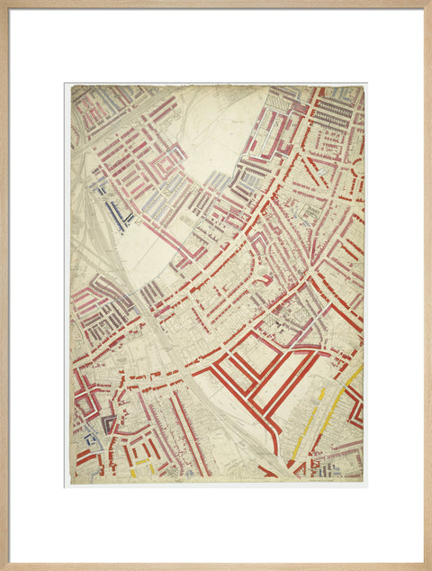Descriptive map of London Poverty Section 54 1889