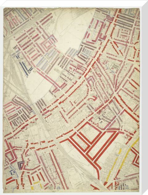 Descriptive map of London Poverty Section 54 1889