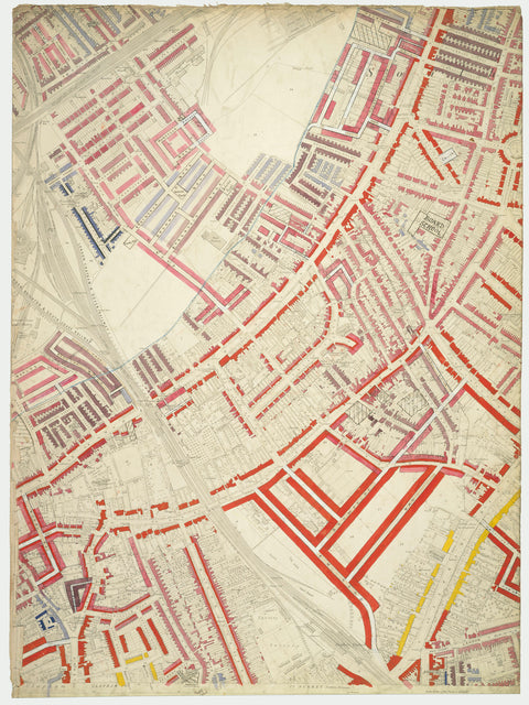 Descriptive map of London Poverty Section 54 1889