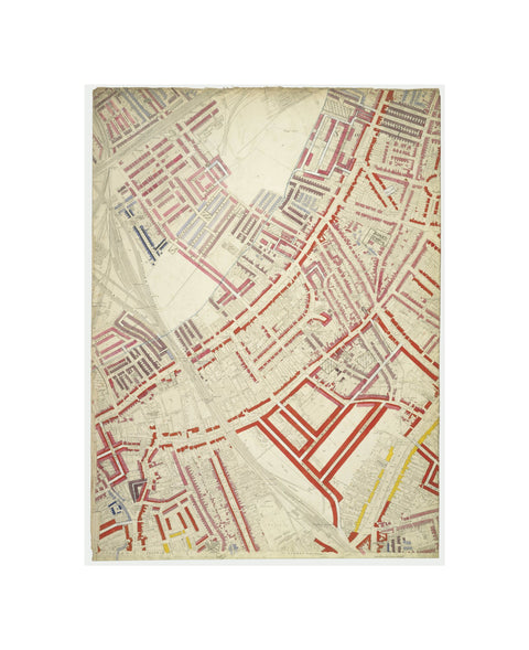 Descriptive map of London Poverty Section 54 1889