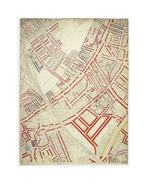 Descriptive map of London Poverty Section 54 1889