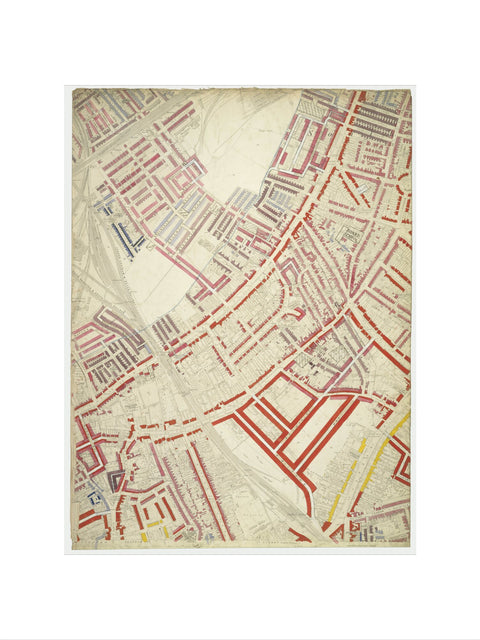 Descriptive map of London Poverty Section 54 1889