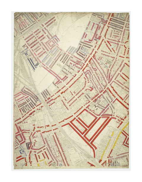 Descriptive map of London Poverty Section 54 1889