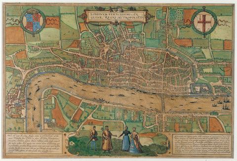 Londinum Feracissimi Angliae Regni Metropolis 1574
