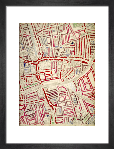 Descriptive map of London Poverty Section 58 1889