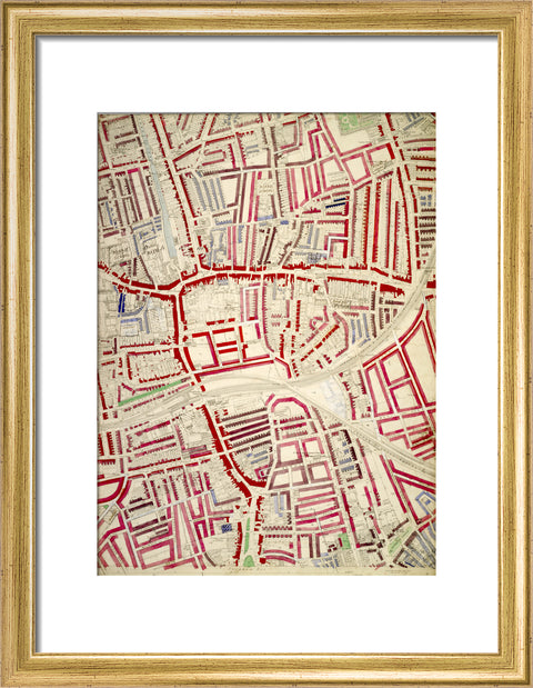 Descriptive map of London Poverty Section 58 1889