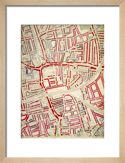 Descriptive map of London Poverty Section 58 1889