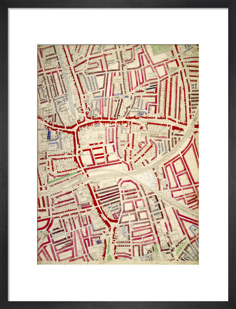 Descriptive map of London Poverty Section 58 1889