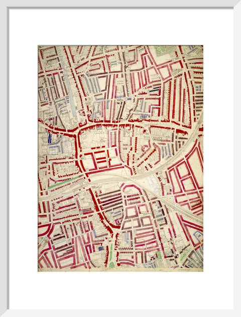 Descriptive map of London Poverty Section 58 1889