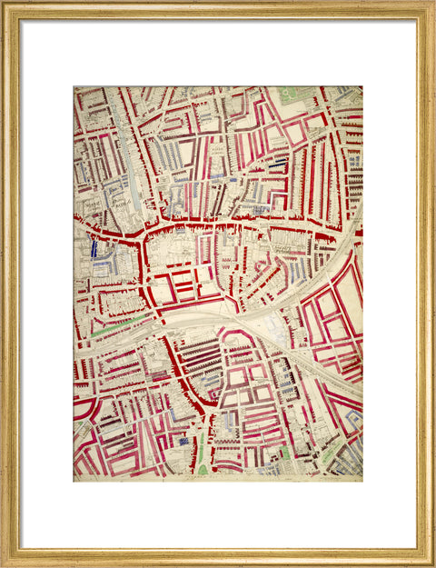 Descriptive map of London Poverty Section 58 1889