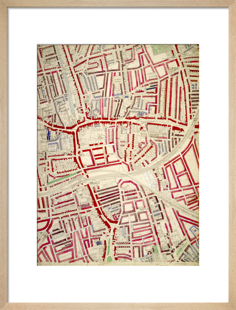 Descriptive map of London Poverty Section 58 1889