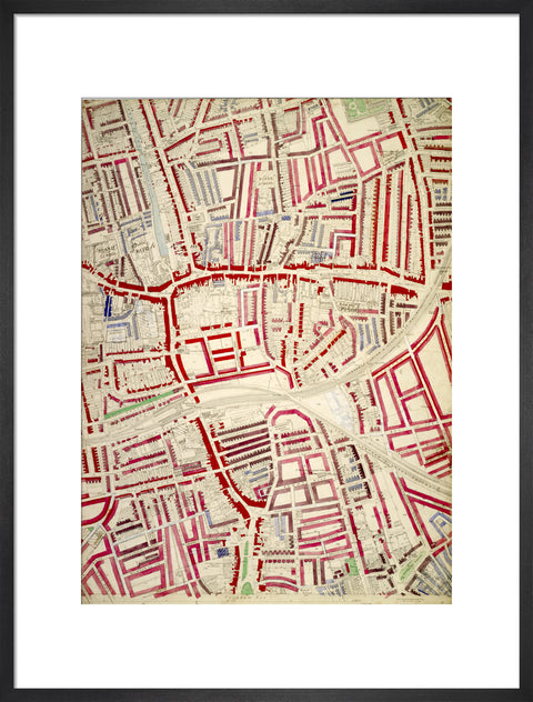 Descriptive map of London Poverty Section 58 1889