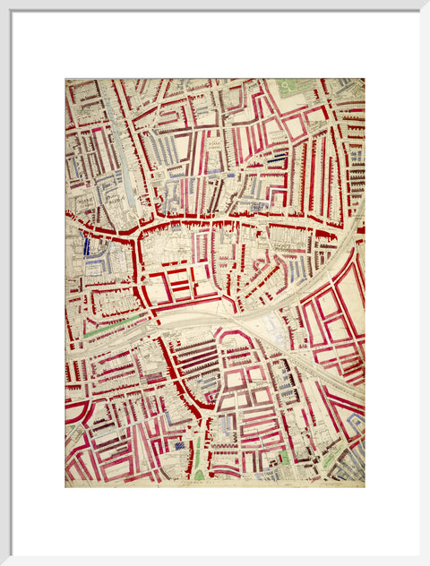 Descriptive map of London Poverty Section 58 1889