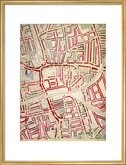 Descriptive map of London Poverty Section 58 1889