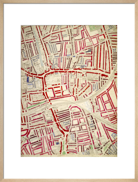 Descriptive map of London Poverty Section 58 1889
