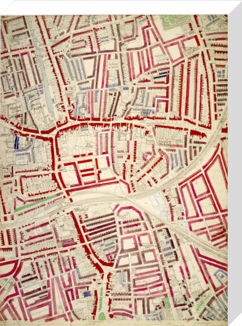 Descriptive map of London Poverty Section 58 1889