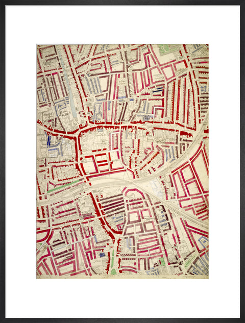 Descriptive map of London Poverty Section 58 1889