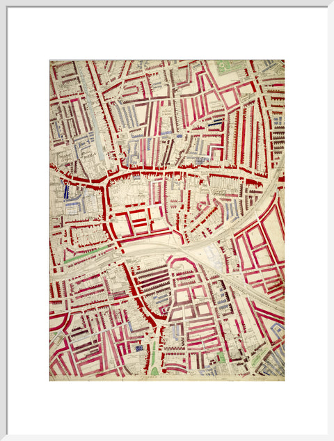 Descriptive map of London Poverty Section 58 1889