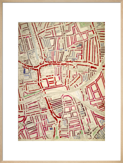 Descriptive map of London Poverty Section 58 1889
