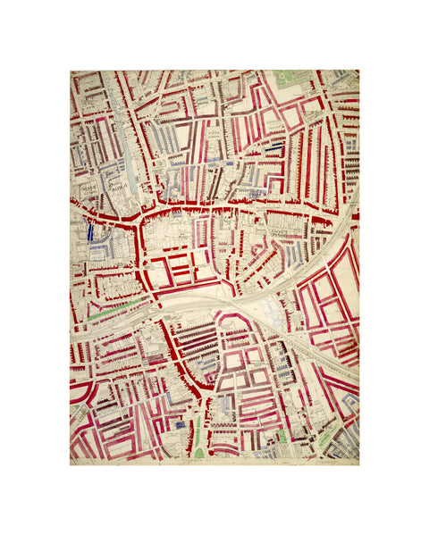 Descriptive map of London Poverty Section 58 1889