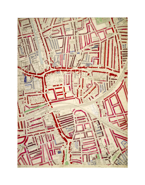 Descriptive map of London Poverty Section 58 1889
