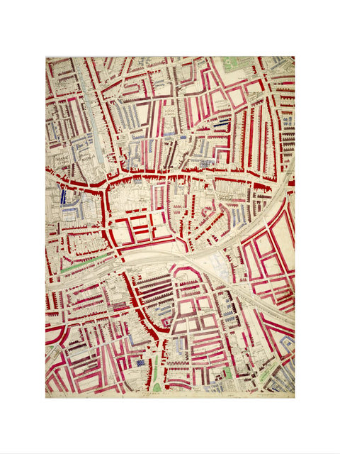 Descriptive map of London Poverty Section 58 1889