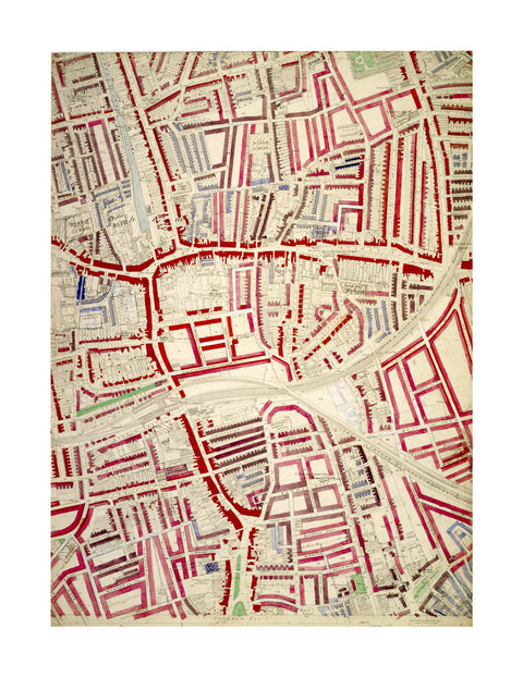 Descriptive map of London Poverty Section 58 1889