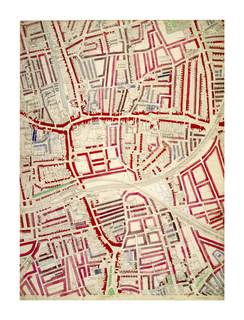 Descriptive map of London Poverty Section 58 1889