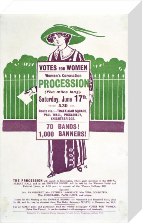 Votes for Women Handbill 1911