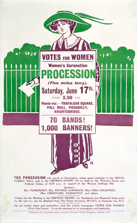 Votes for Women Handbill 1911
