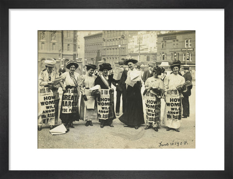 Suffragettes Poster Parade 20 June 1908
