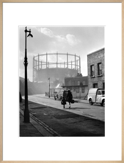 Gasworks at Nine Elms Battersea 1958