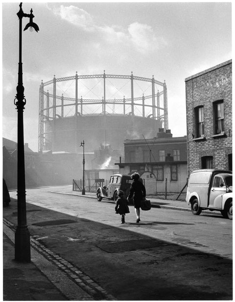 Gasworks at Nine Elms Battersea 1958
