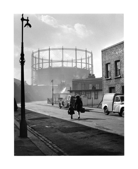 Gasworks at Nine Elms Battersea 1958