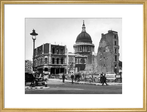 Bomb damage close to St Paul's Cathedral 1942