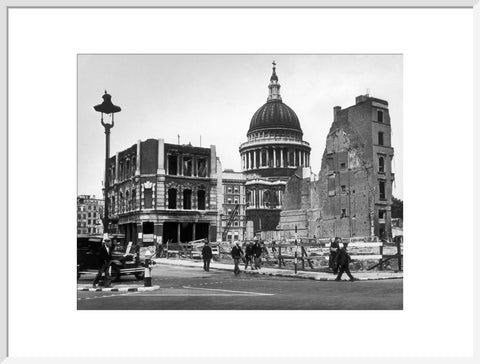 Bomb damage close to St Paul's Cathedral 1942