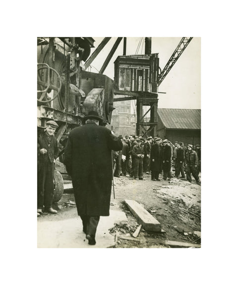 Winston Churchill East India Docks 1944