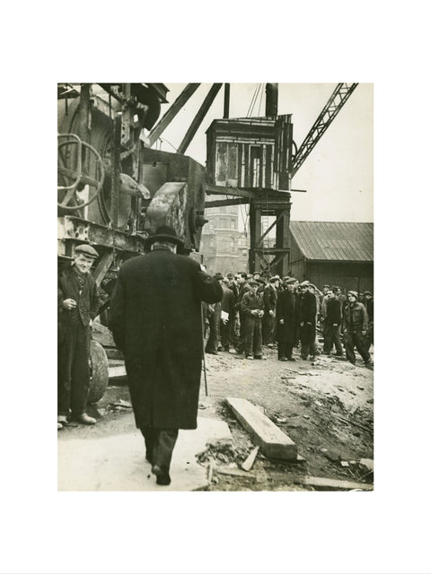 Winston Churchill East India Docks 1944