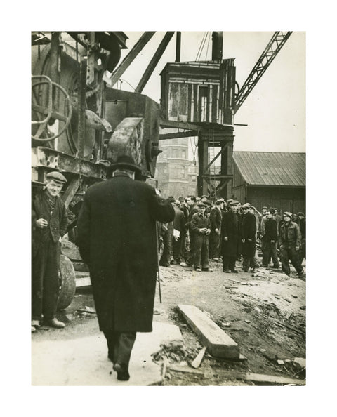 Winston Churchill East India Docks 1944