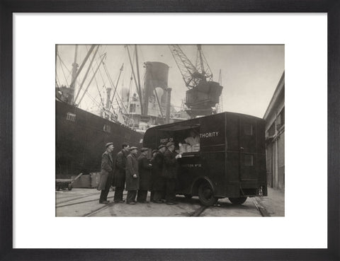 Mobile canteen for dockers 1942