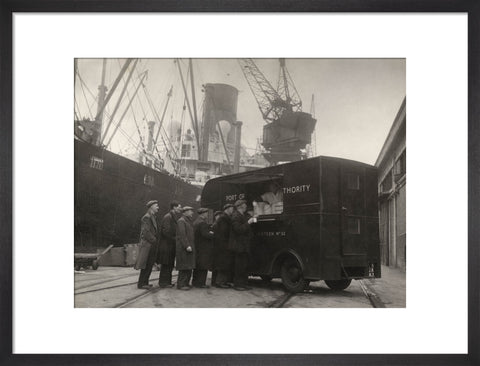 Mobile canteen for dockers 1942