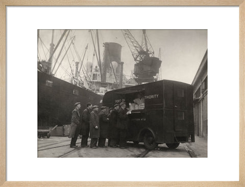 Mobile canteen for dockers 1942