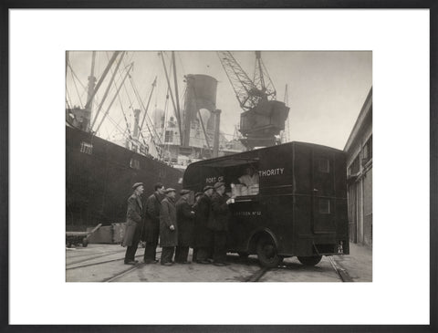 Mobile canteen for dockers 1942