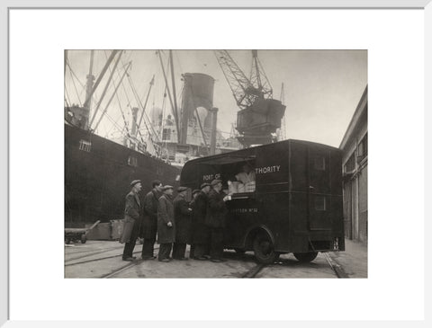 Mobile canteen for dockers 1942