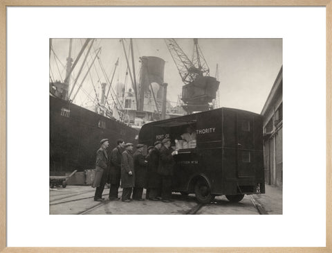 Mobile canteen for dockers 1942
